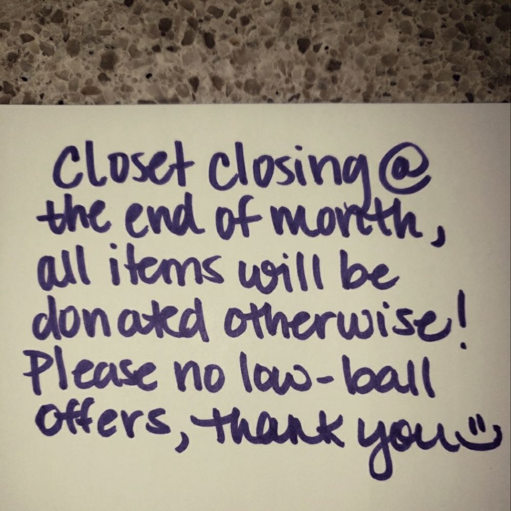 Closet closing